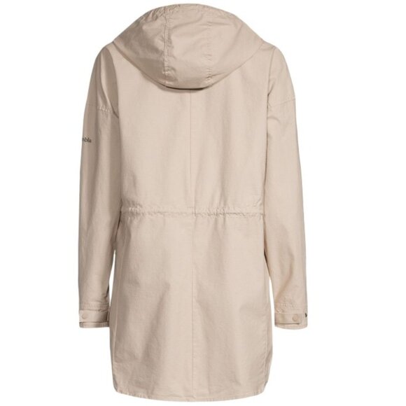 Women's Columbia Sage Lake Long Lined Jacket XS Extra Small Cream Beige Coat - Picture 5 of 8